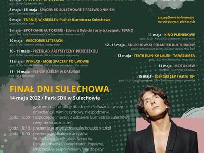 Plakat Dni Sulechowa 2022