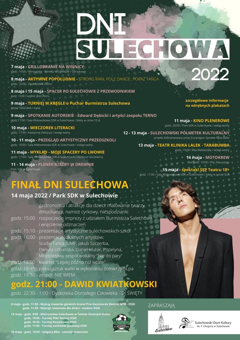 Plakat Dni Sulechowa 2022