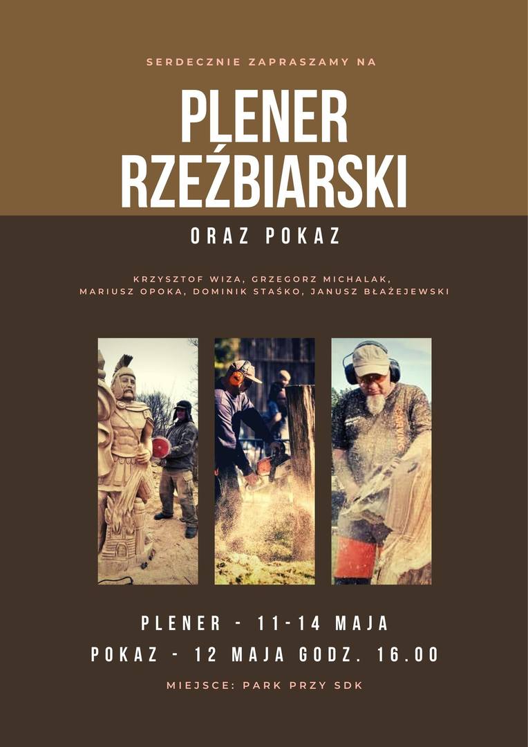 Plakat Plener Rzeźbiarski