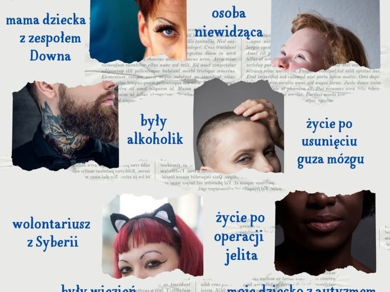 Plakat Żywa Biblioteka w Sulechowie