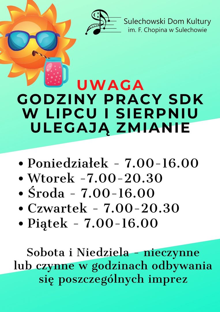 nowe godizny pracy