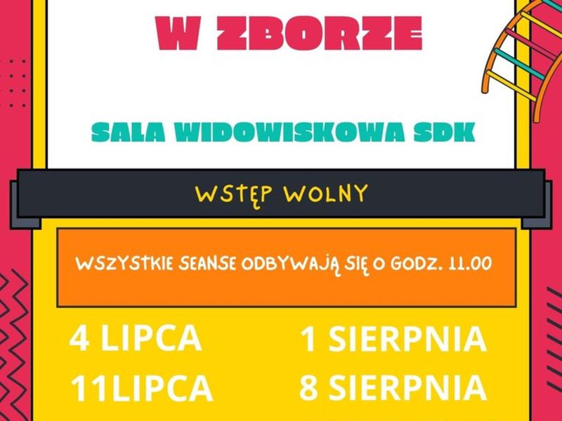 Bajkowe kino na wakacje