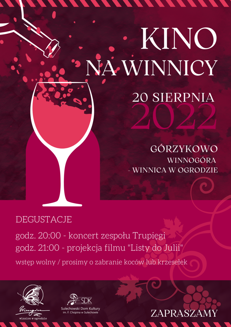 plakat kino na winnicy