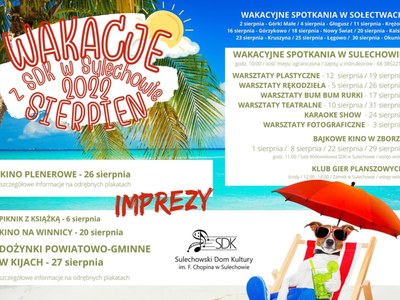 Plakat wakacje