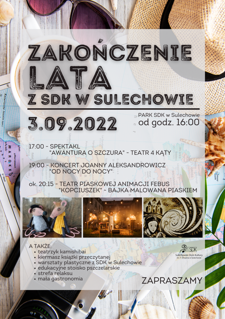 zakończenie wakacji z SDK w Sulechowie - plakat
