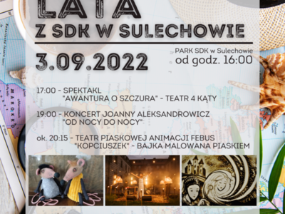zakończenie wakacji z SDK w Sulechowie - plakat