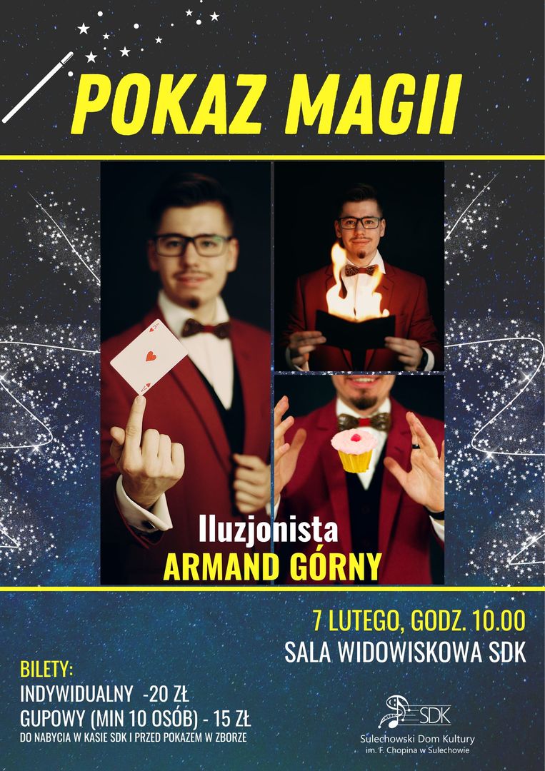 plakat Pokaz Magii