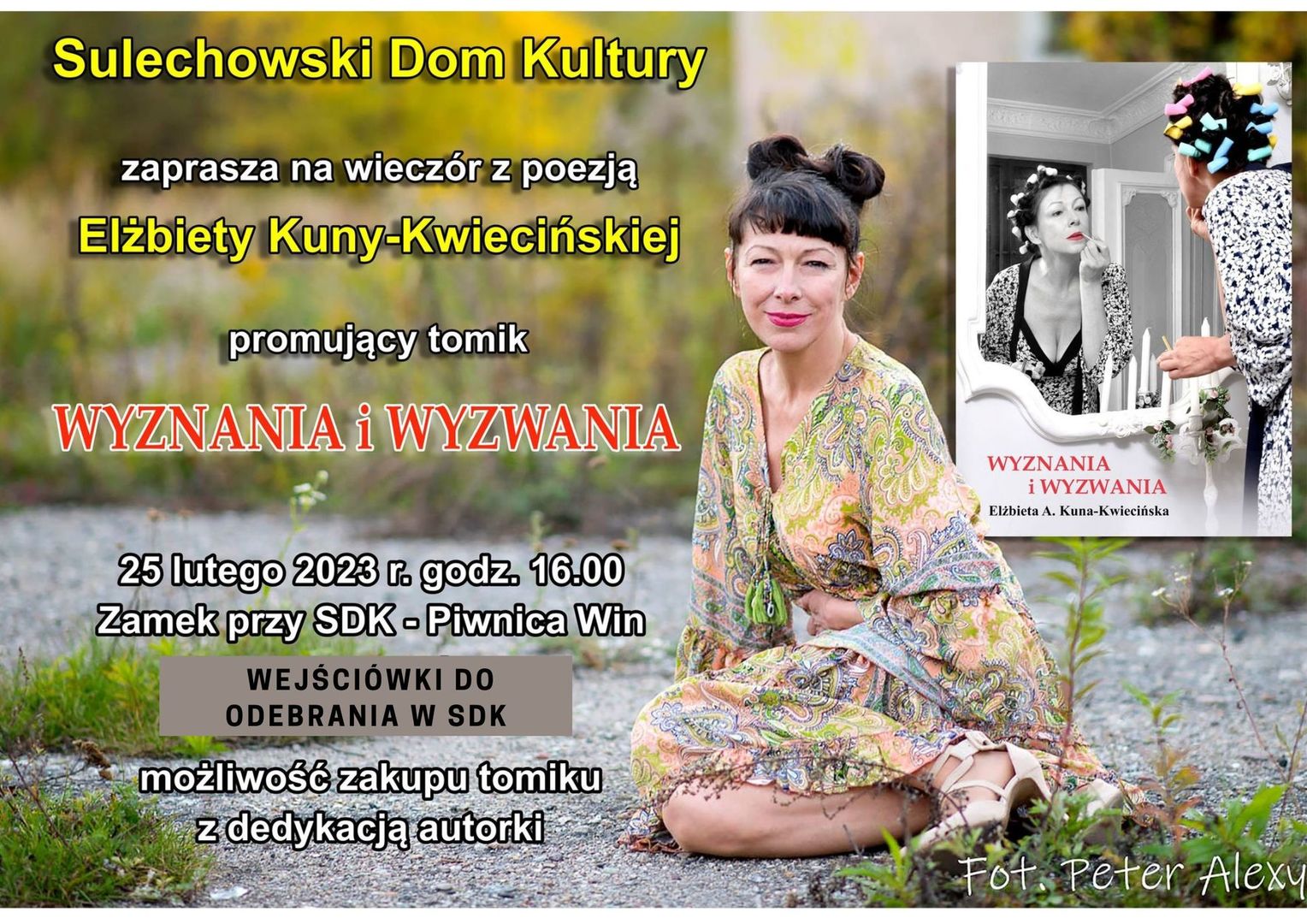 plakat wieczór z poezją
