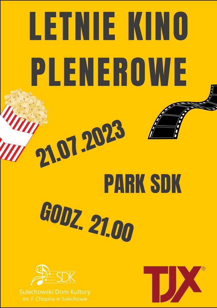 plakat kina plenerowego - 21 lipca 2023