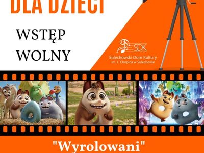 plakat letniego kina dla dzieci