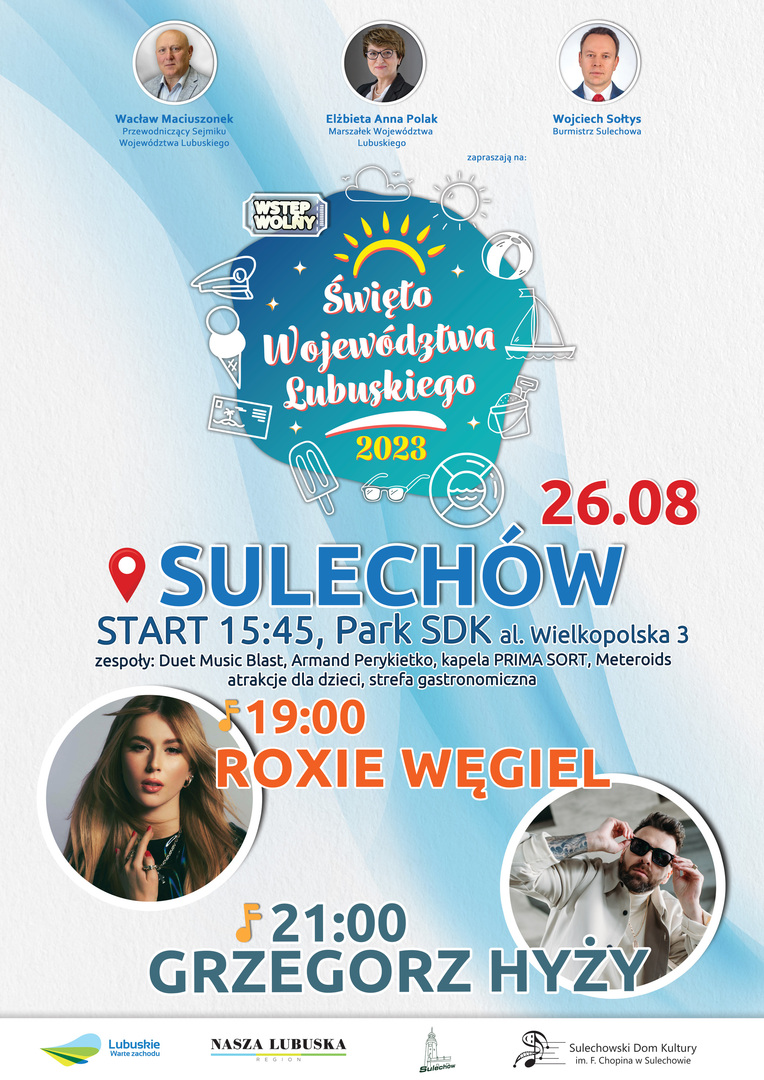 plakat Święto Województwa Lubuskiego