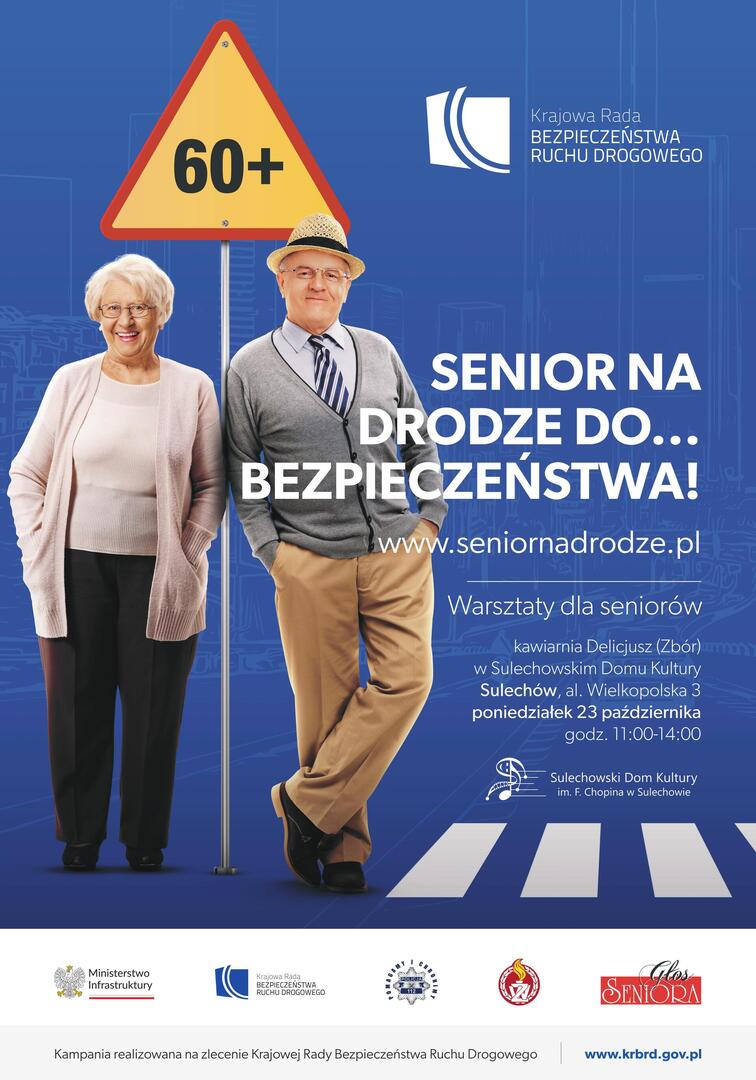 plakat Warsztaty dla seniorów