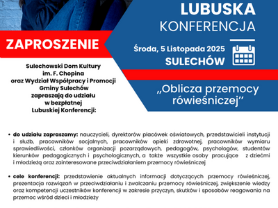 LUBUSKA KONFERENCJA - Oblicza Przemocy Rówieśniczej