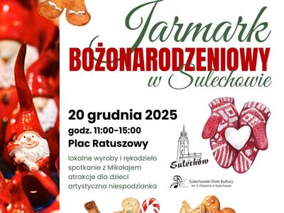 plakat JARMARK BOŻONARODZENIOWY