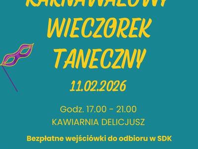 Karnawałowy wieczorek taneczny