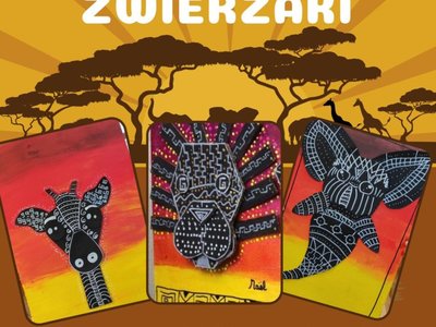 Plakat AFRYKAŃSKIE ZWIERZAKI