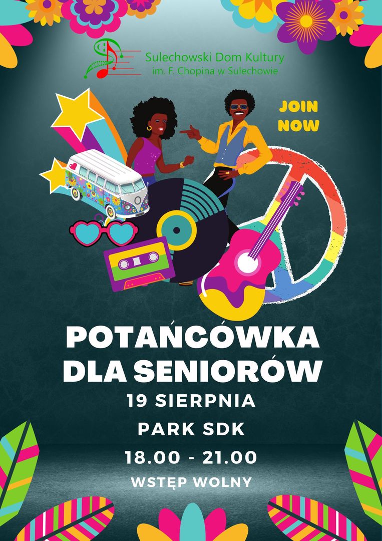 plakat Potańcówka dla seniorów