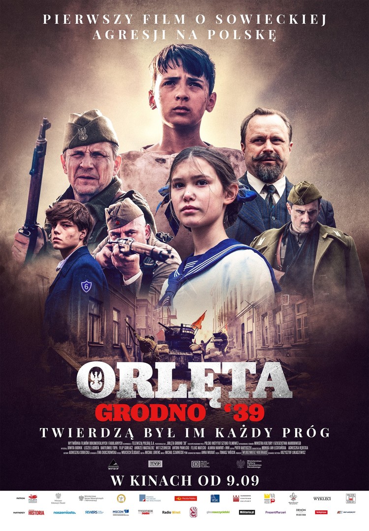 plakat kino w zborze ORLĘTA