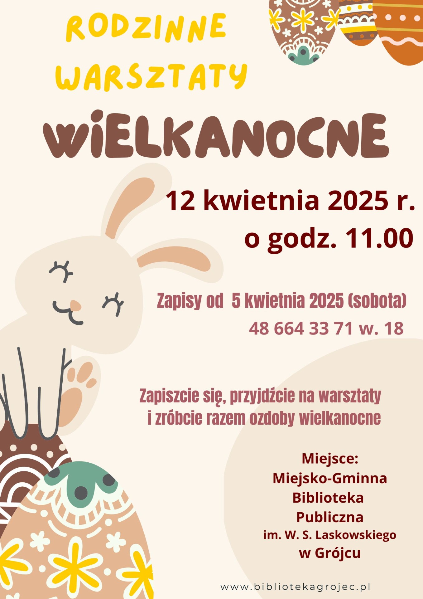 warsztaty rodzinne wielkanocne