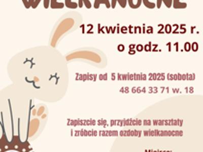 warsztaty rodzinne wielkanocne