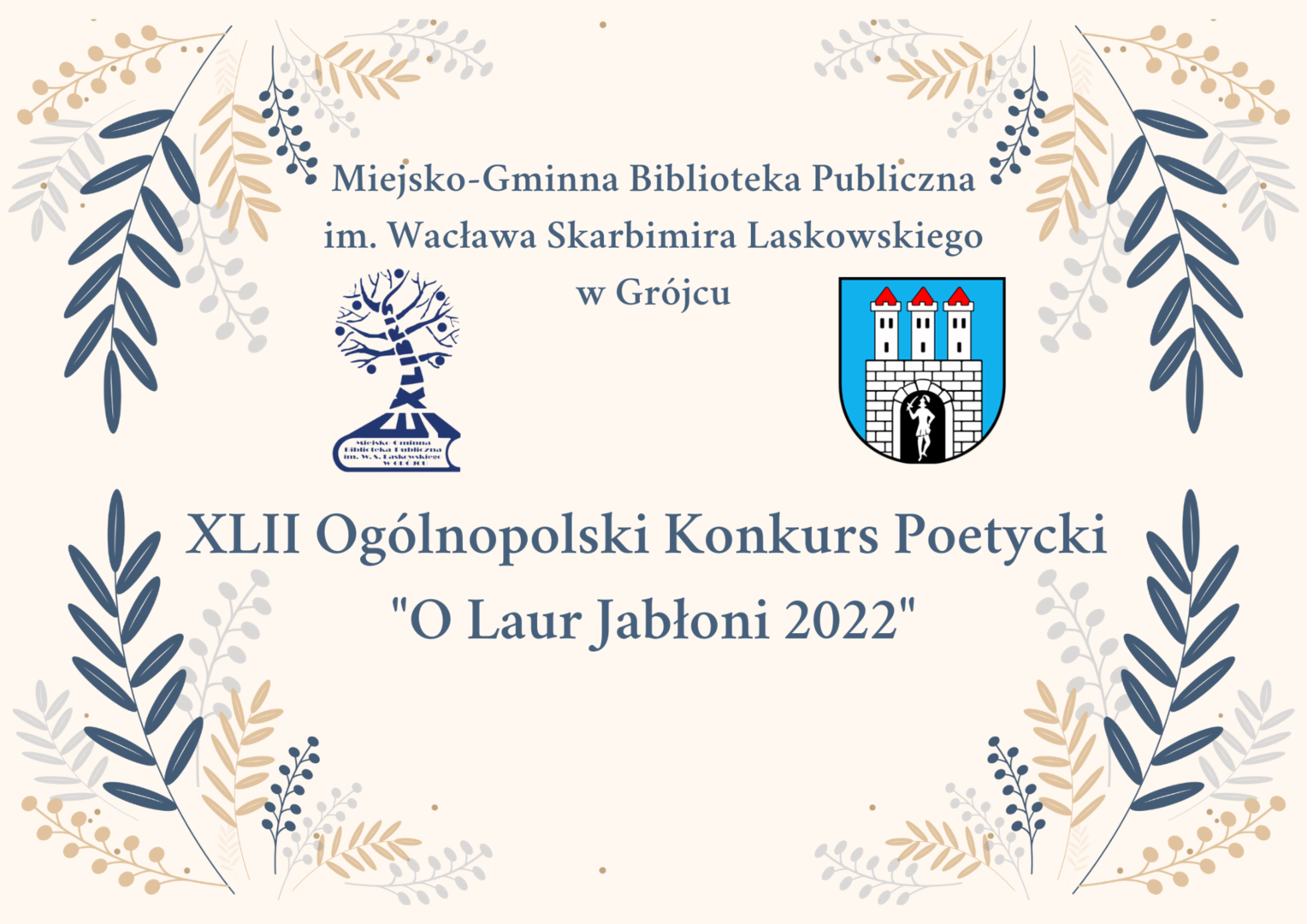 Wyróżnienie w XLII Ogólnopolskim Konkursie Poetyckim „O Laur Jabłoni 2022”