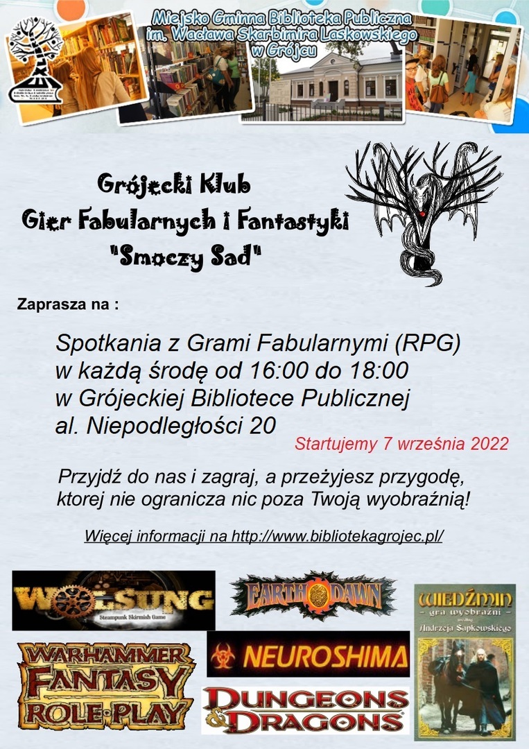 Grójecki Klub Gier Fabularnych i Fantastyki "Smoczy Sad"