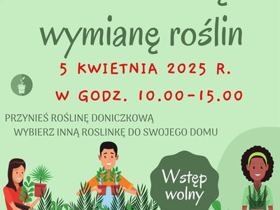 Biblioteczna wymiana roślin