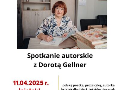 Spotkanie autorskie z Dorotą Gellner