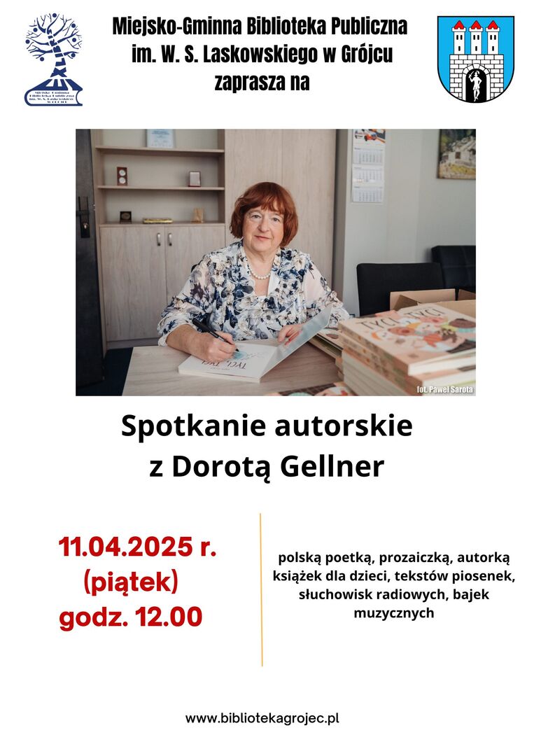 Spotkanie autorskie z Dorotą Gellner