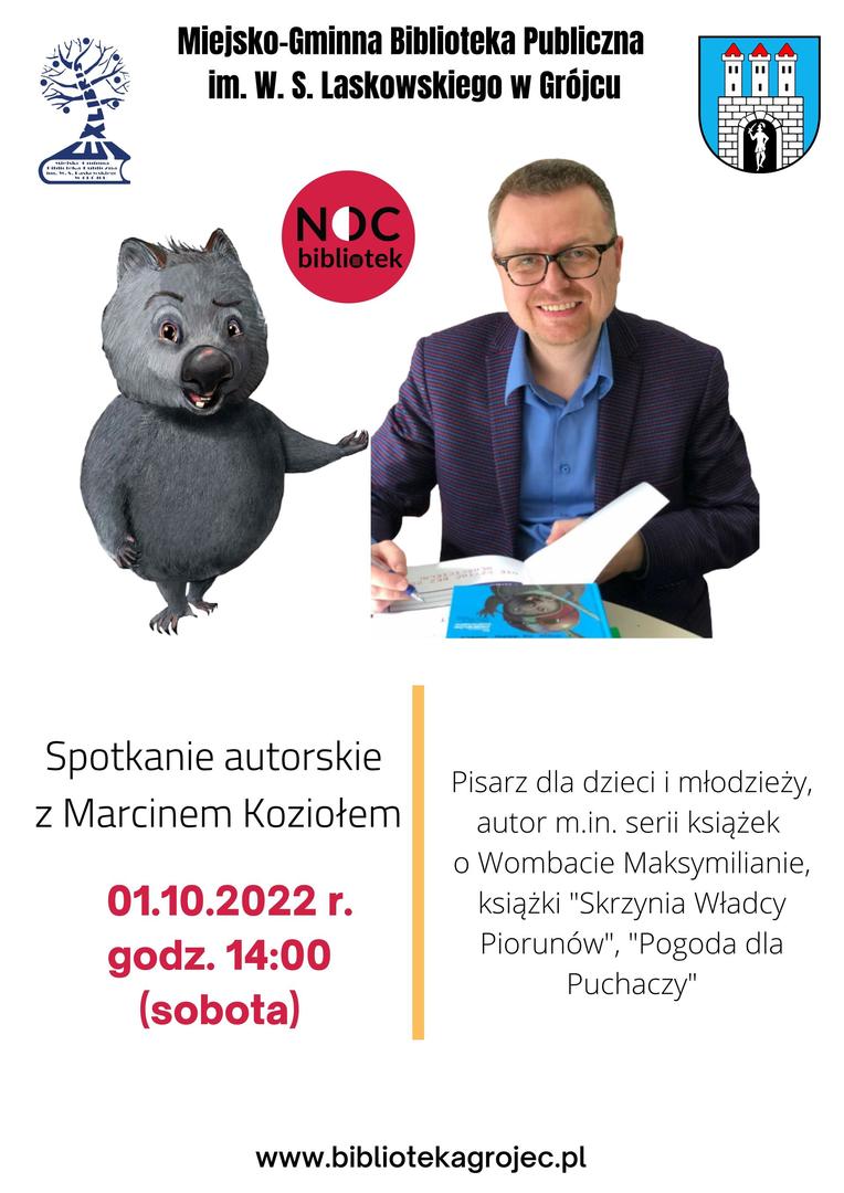 Spotkanie autorskie z Marcinem Koziołem
