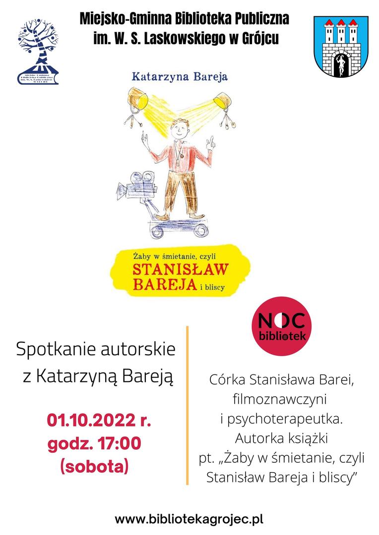 Spotkanie autorskie z Katarzyną Bareją