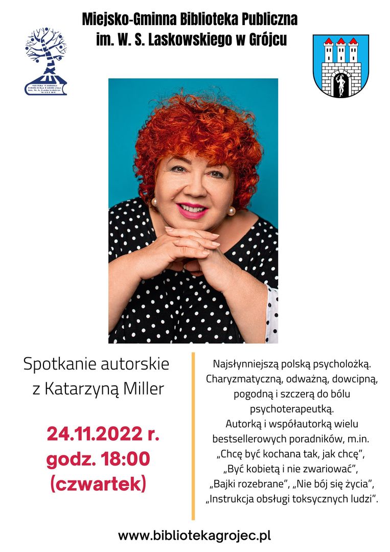 Spotkanie autorskie z Katarzyną Miller