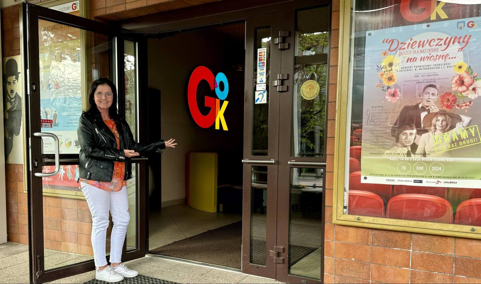 Na zdjęciu Dyrektor Grójeckiego Ośrodka Kultury Monika Woźniak 
