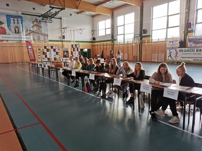uczniowie podczas zajęć