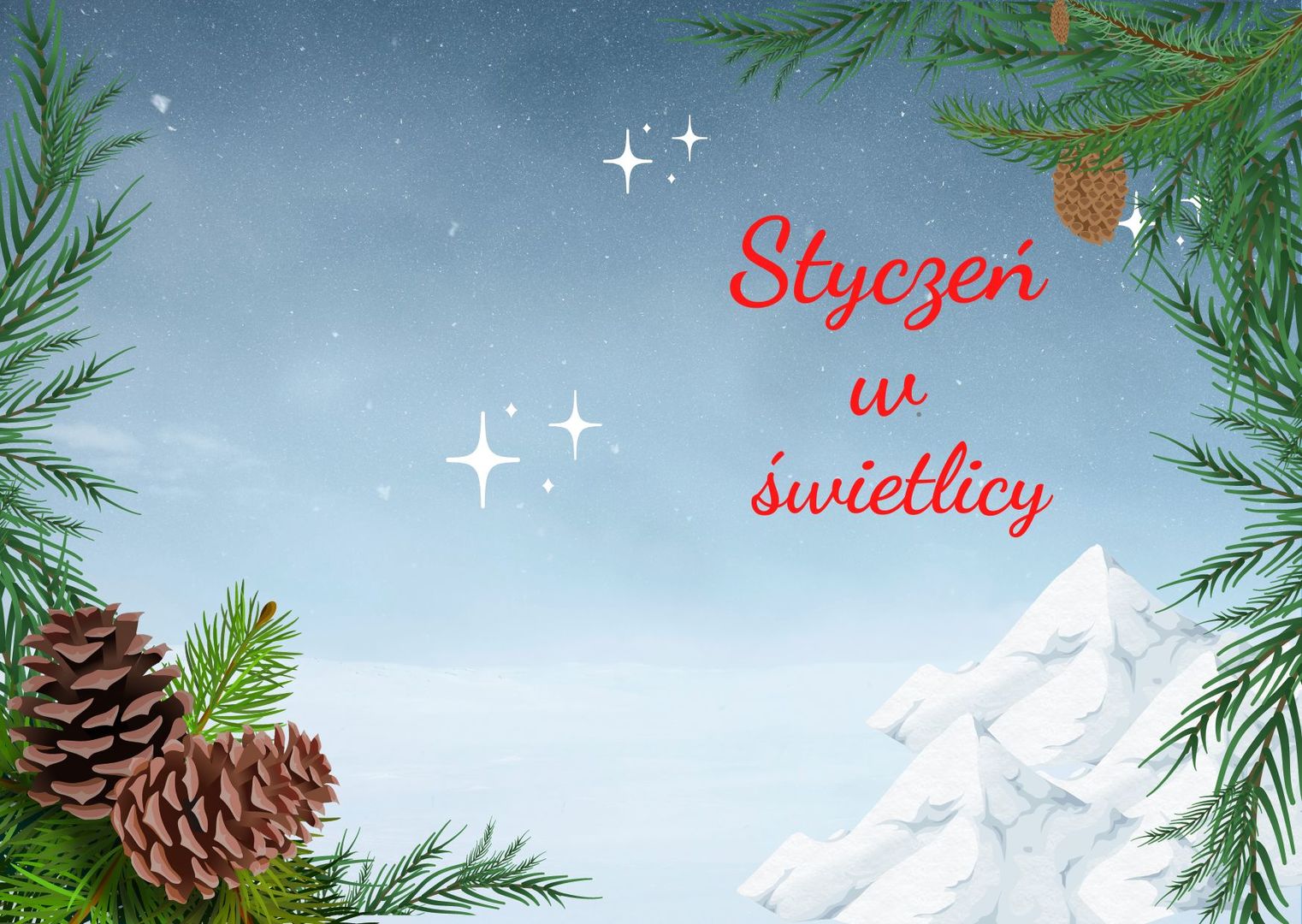 styczeń w świetlicy