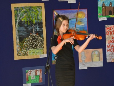 Uczennice podczas konkursu