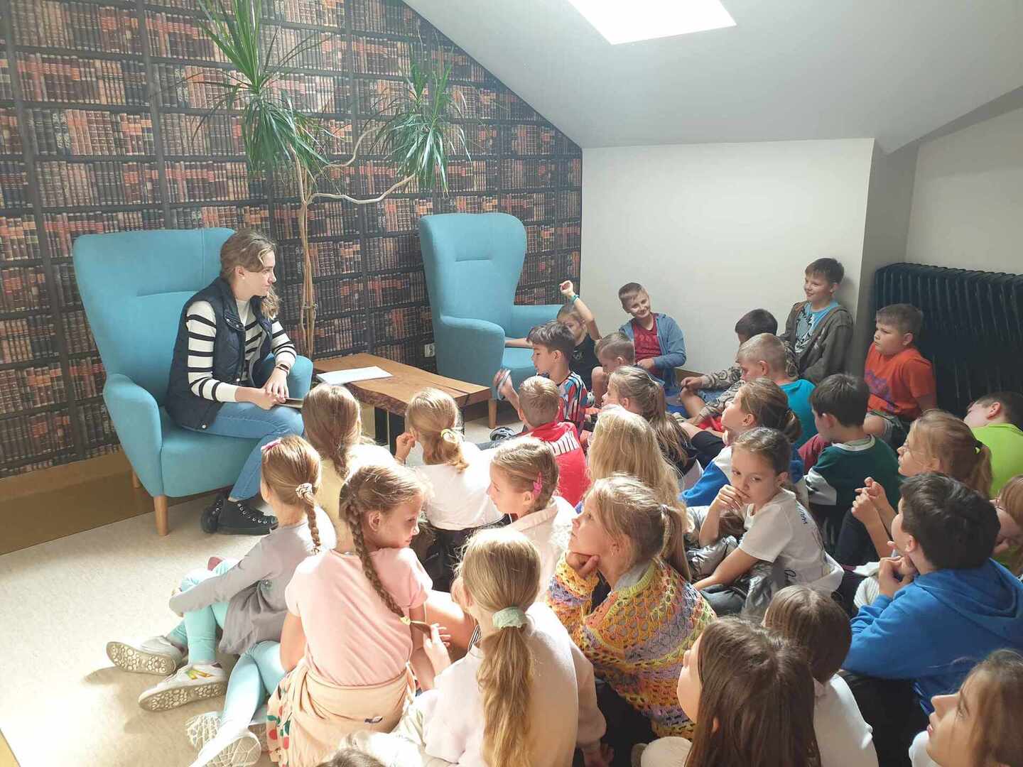 Uczniowie podczas zajęć 