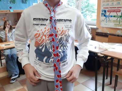 uczniowie podczas zajęć