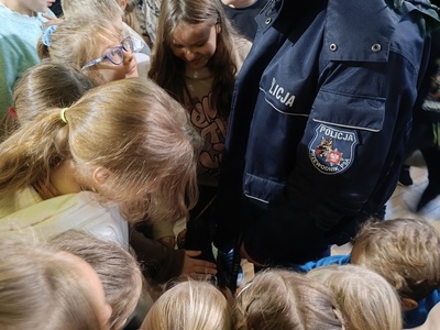 Uczniowie podczas zajęć 