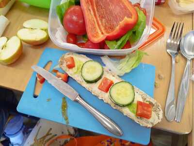 "Zdrowy i kolorowy Lunch Box do szkoły" w klasie 1a