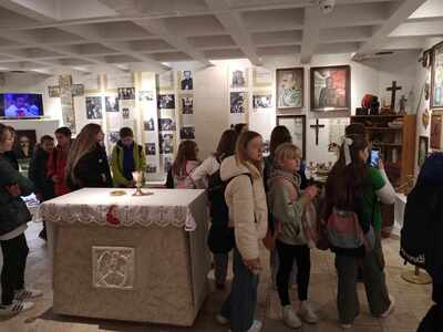 Pielgrzymka integracyjna z dziećmi z Ogniska Misyjnego z PSP nr 1 w Grójcu do Muzeum Bł. Ks. Jerzego Popiełuszki w Warszawie