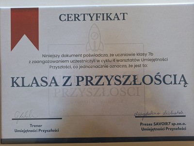 certyfikat