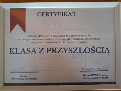 certyfikat