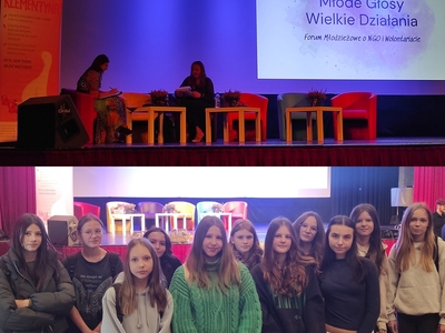 uczniowie podczas zajęć