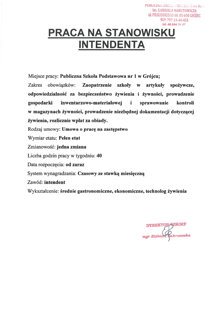 Ogłoszenie