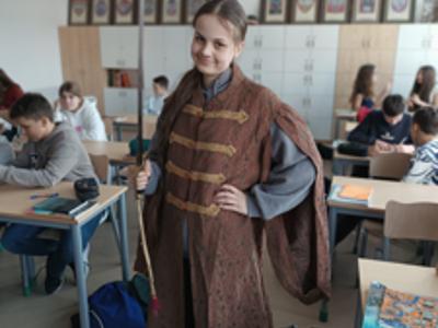 uczniowie podczas zajęć