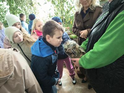 uczniowie podczas zajęć