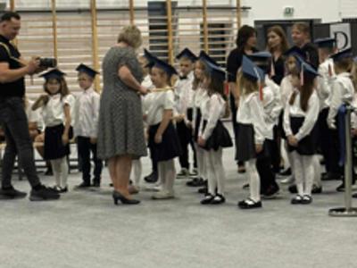 uczniowie podczas zajęć