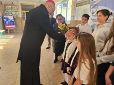 Uczniowie podczas wizyty