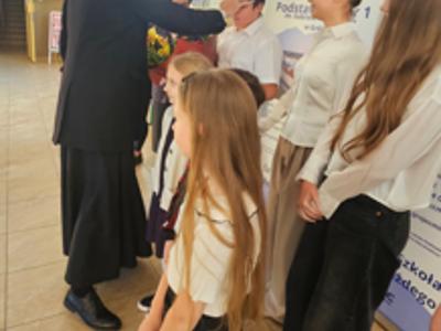 Uczniowie podczas wizyty